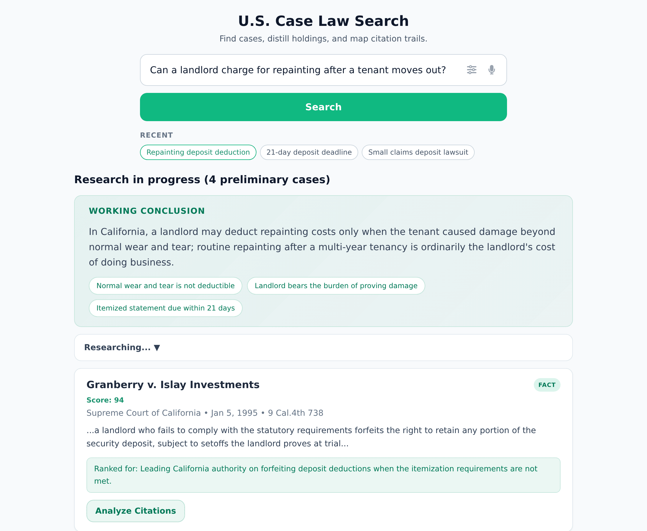 Ezel U.S. Case Law Search